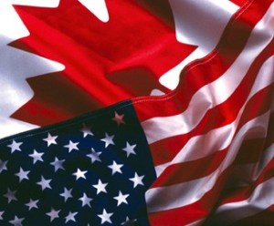 Canada US Flags 2